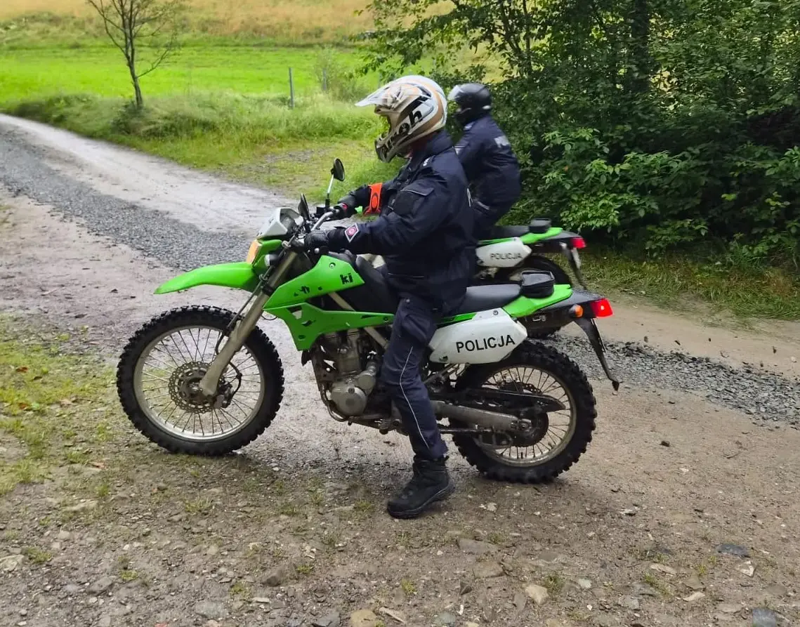 Działania policji w Rabce-Zdroju przeciwko nielegalnemu off-roadowi