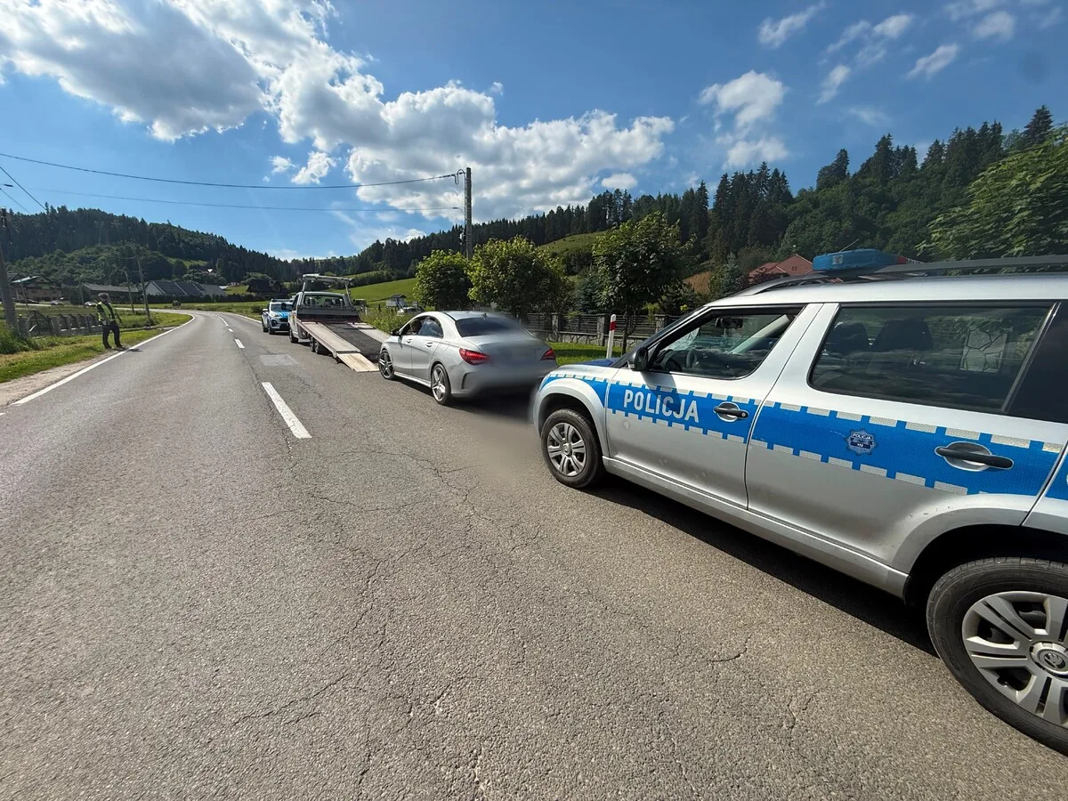 Nietrzeźwy kierowca z Łotwy zatrzymany przez policję