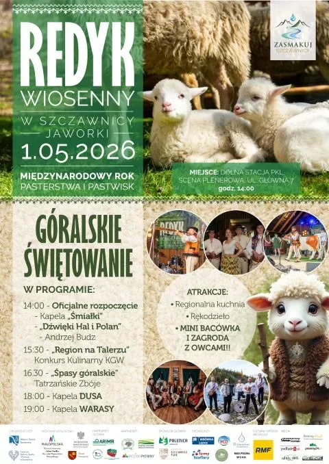 Drugi dzień Redyku Wiosennego w Szczawnicy - Góralskie święto