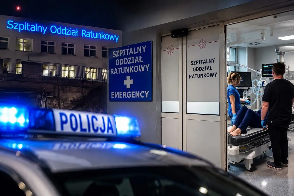 Agresywne incydenty na SOR-ze w Nowym Targu. Policja zatrzymała dwóch mężczyzn