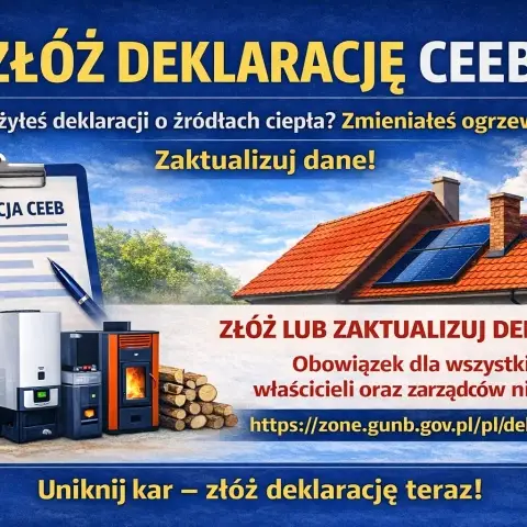 Obowiązek składania i aktualizacji deklaracji CEEB