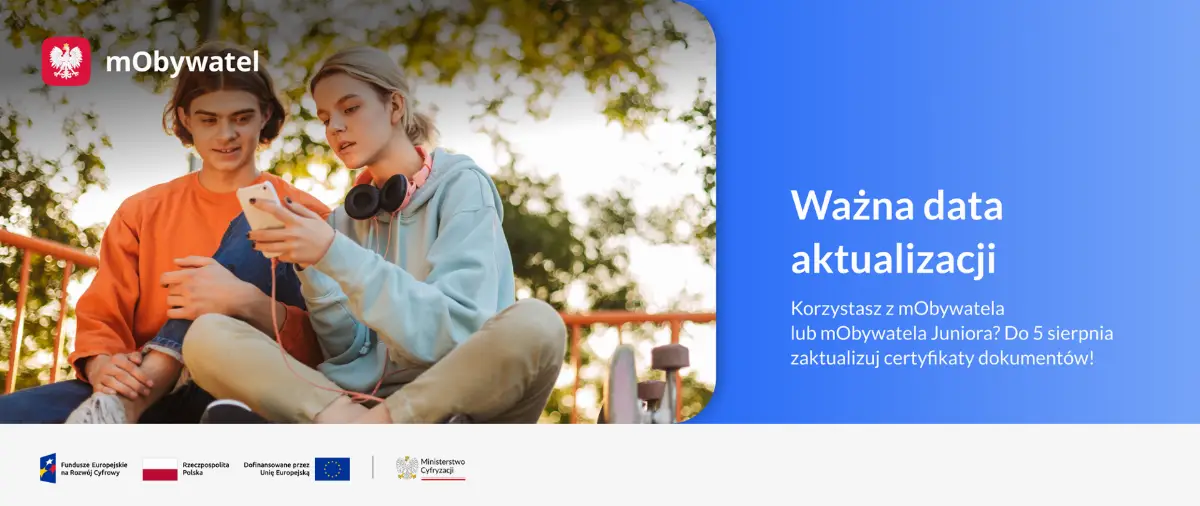 Aktualizacja mObywatela – termin do 5 sierpnia